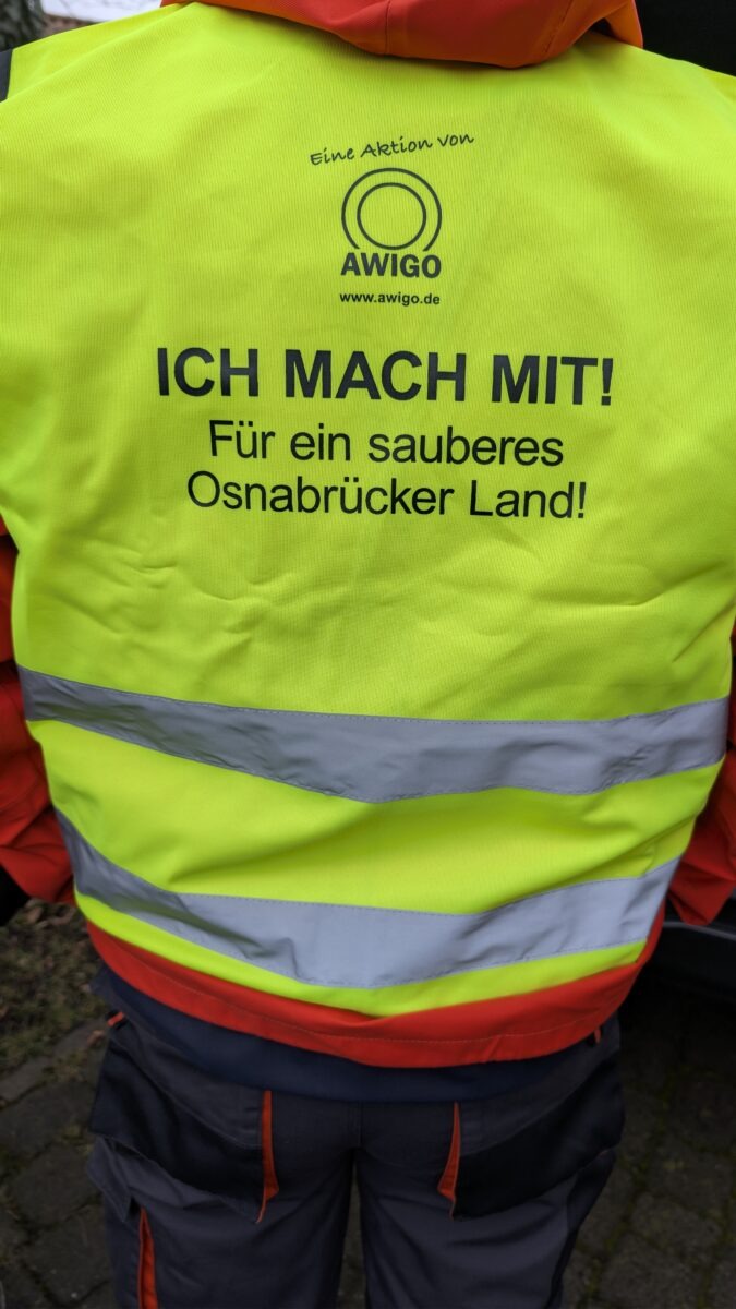 Bilder Müll sammeln in Schwege.